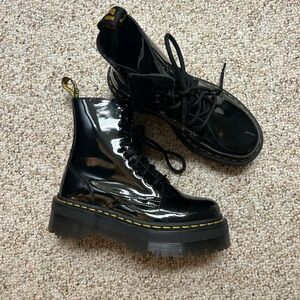 DOC MARTENS ‘JADON’PATENT LEATHER BOOTS SIZE 6 US